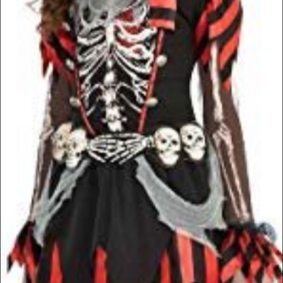 SKELE-PUNK PIRATE 🏴‍☠️ COSTUME SIZE GIRL SMALL (4-6) 🌟NWT🌟 - Picture 4 of 11